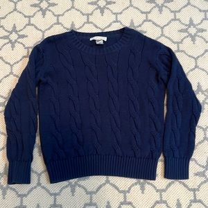 EUC Girls Cable Knit Sweater - TBBC